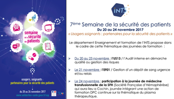 Semaine de la sécurité des patients